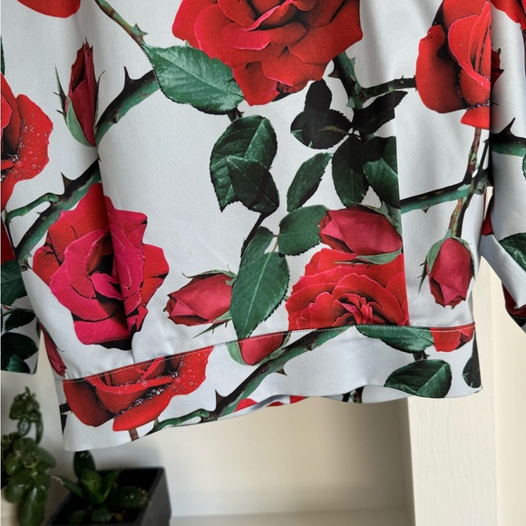 Simons Rose Floral Crop Blouse - Picture 4 of 5